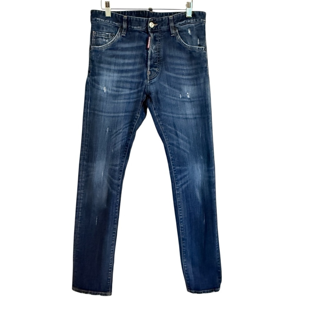 Dsquared2 Men’s Distressed Jeans Regular Fit EU 46 Made in Italy